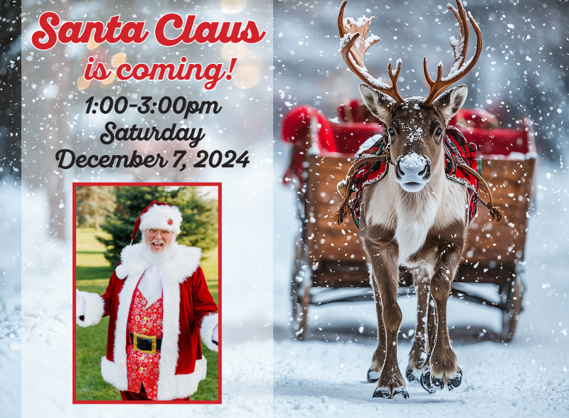 Santa is coming to The Country Bumpkin - December 2024