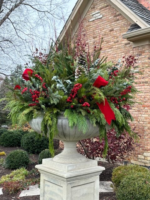 Custom Christmas Planter - Country Bumpkin