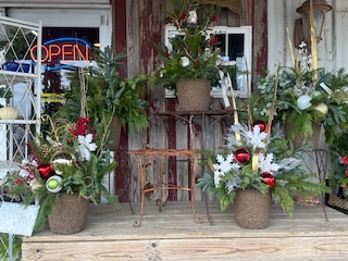 Country Bumpkin Christmas Containers